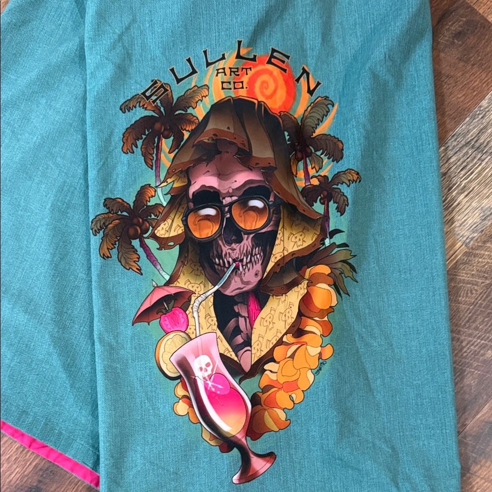 Sullen Art Collective "Sun Bum" Choloha Tropical Reaper Boardshorts - Size 40 - Picture 3 of 6